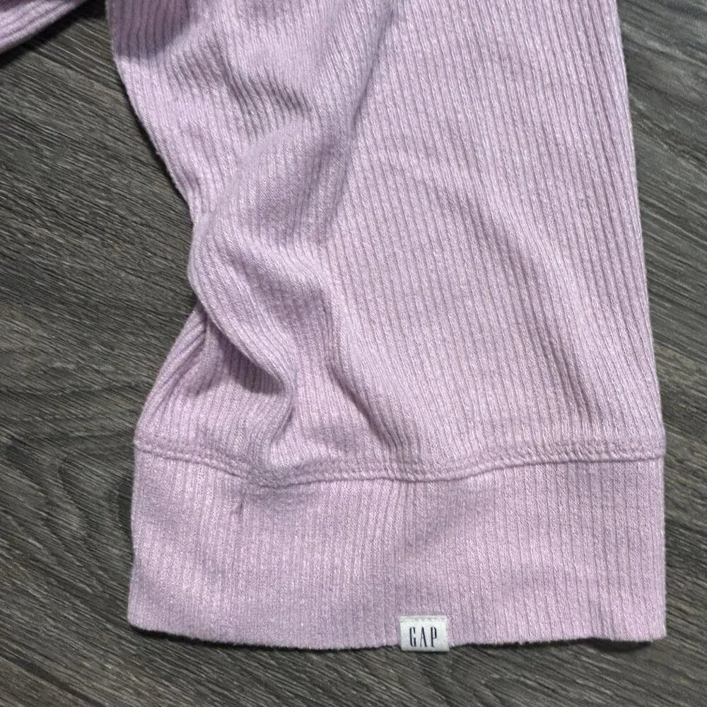 GAP GapBody XL Long Sleeve Ribbed Belted Robe Pink G1126XRDMA Loungewear - Picture 8 of 10